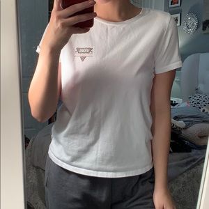 White Vans Tee